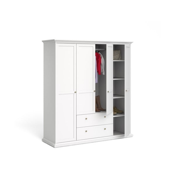 Șifonier alb 181x201 cm Paris – Tvilum-image-4