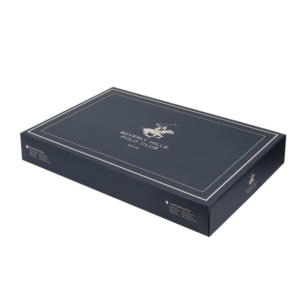 Lenjerie de pat cu cearșaf Beverly Hills Polo Club Charles, 160 x 220 cm-image-2