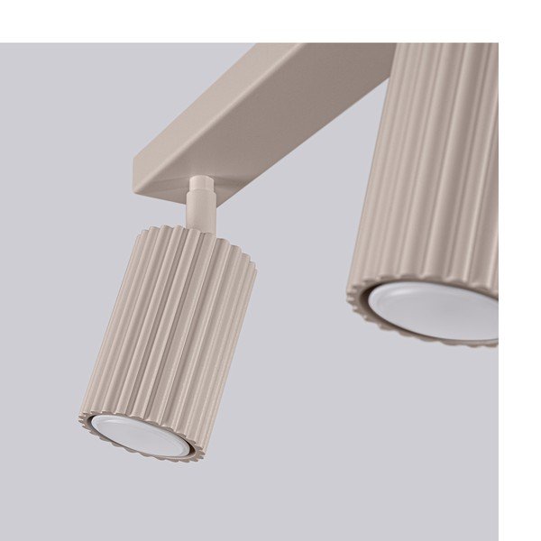 Spot taupe din metal 6,5x30 cm Gleam – Sollux-image-4