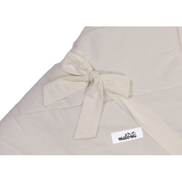 Pătură pentru copii crem din bumbac 75x75 cm – Malomi Kids-image-1