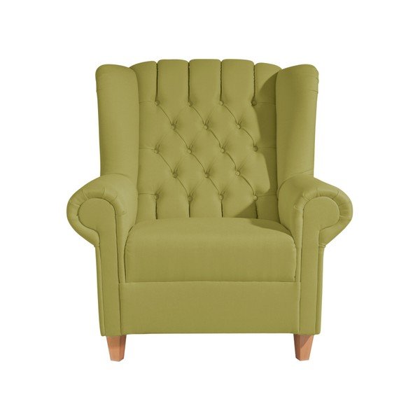 Fotoliu din imitație de piele Max Winzer Vary Leather, verde-image-1