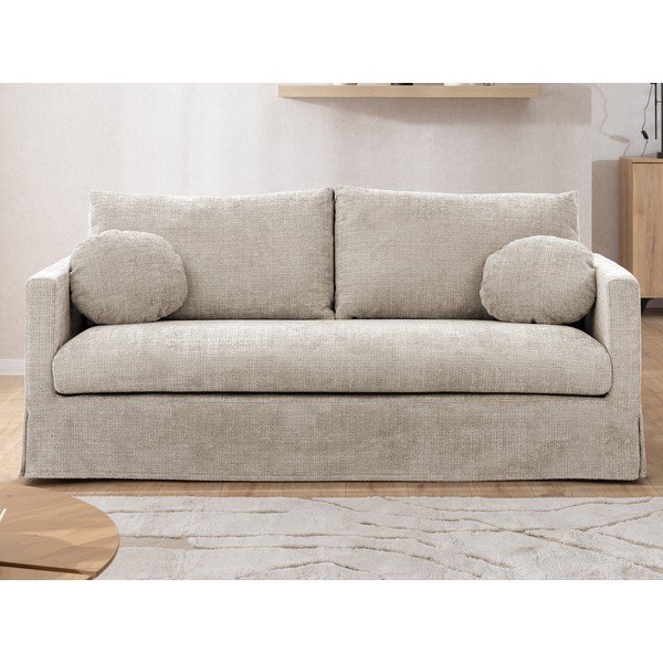 Canapea bej 195 cm Paphos – Ropez-image-2