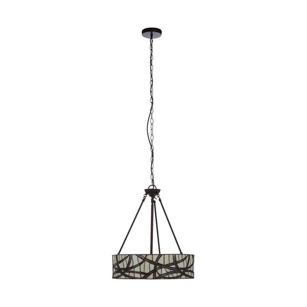 Lustră din metal cu abajur din sticlă ø 46 cm Waldorf – Premier Housewares-image-4