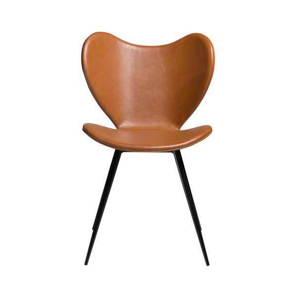 Scaun din piele ecologică DAN-FORM Denmark Dreamer, maro-image-1