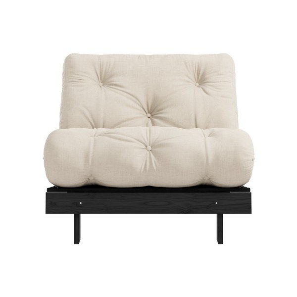 Fotoliu variabil KARUP Design Roots Black/Beige, bej-image-1