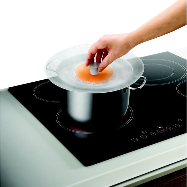 Capac universal de oală împotriva scurgerii lichidelor Metaltex, ø 30 cm-image-2