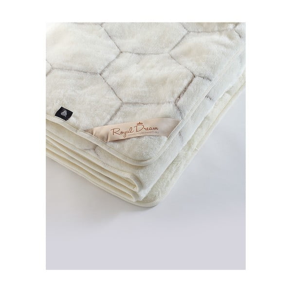 Pătură lână de cașmir Royal Dream Cashmere Hex, 160 x 200 cm