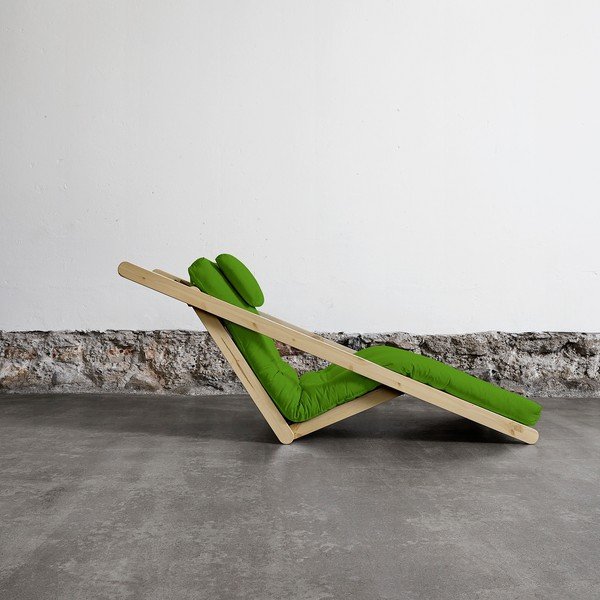 Fotoliu Karup Figo, Raw/Lime, 70 cm-image-1