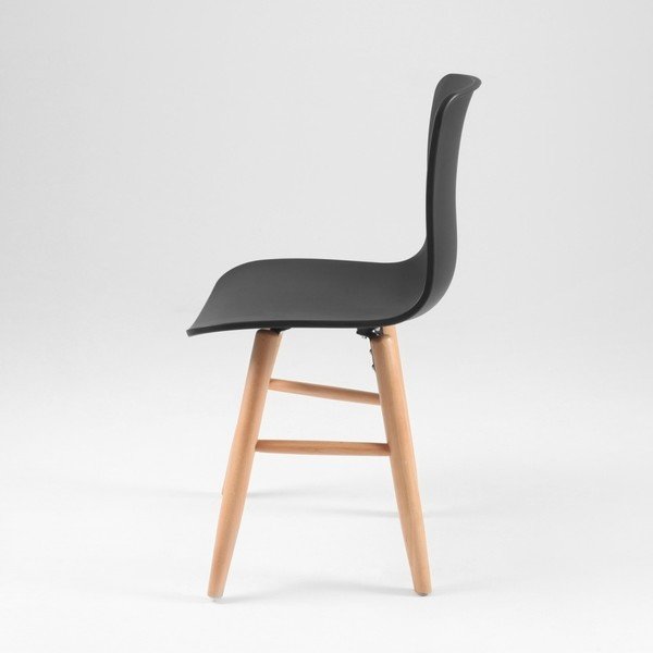 Scaun Lutton, negru-image-1