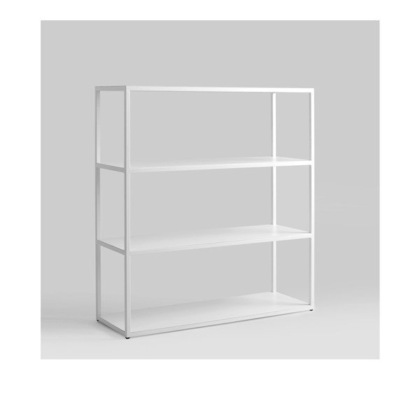 Bibliotecă CustomForm Hyller, 100 x 110 cm, alb-image-3