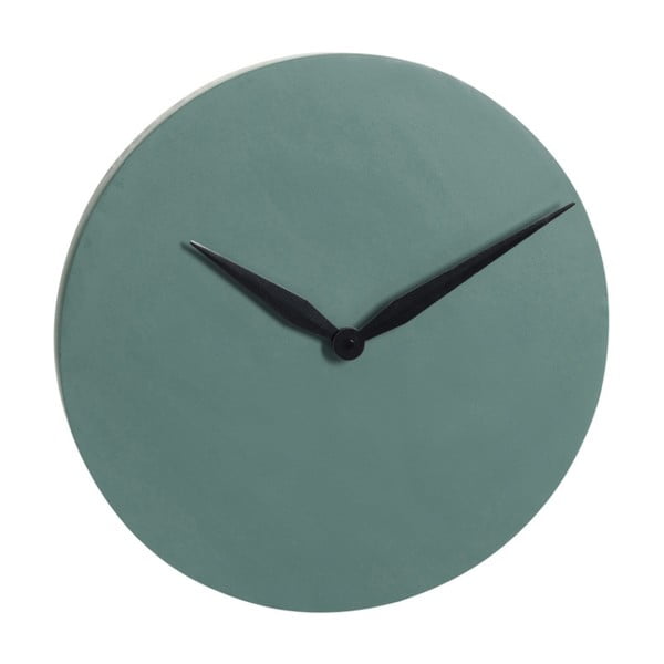 Ceas de perete J-Line Modern, ⌀ 40 cm, verde închis 