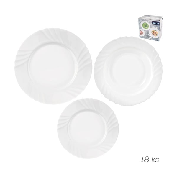 Serviciu de masă 18 buc. din sticlă Luna – Orion-image-3