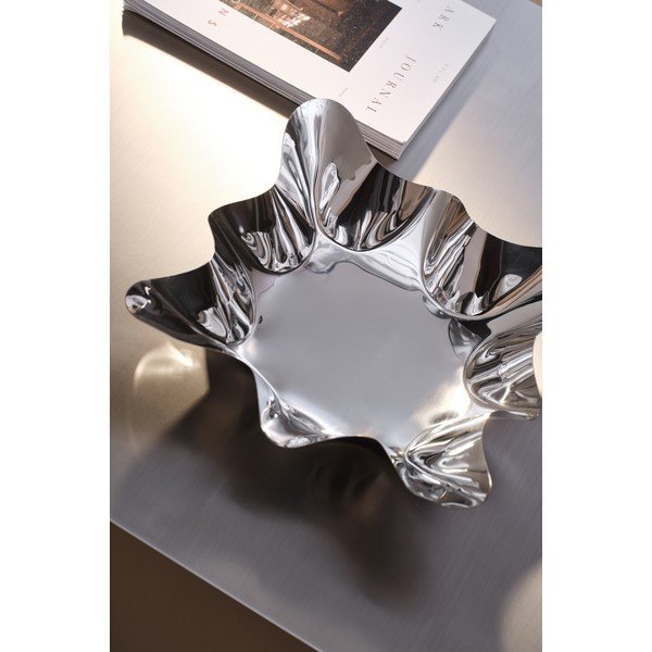 Bol argintiu din metal Dolce – Jotex-image-1