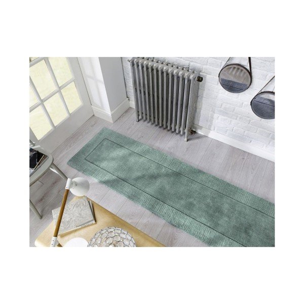 Covor din lână Flair Rugs Tuscany Sienna Duck Egg, 60 x 230 cm-image-1