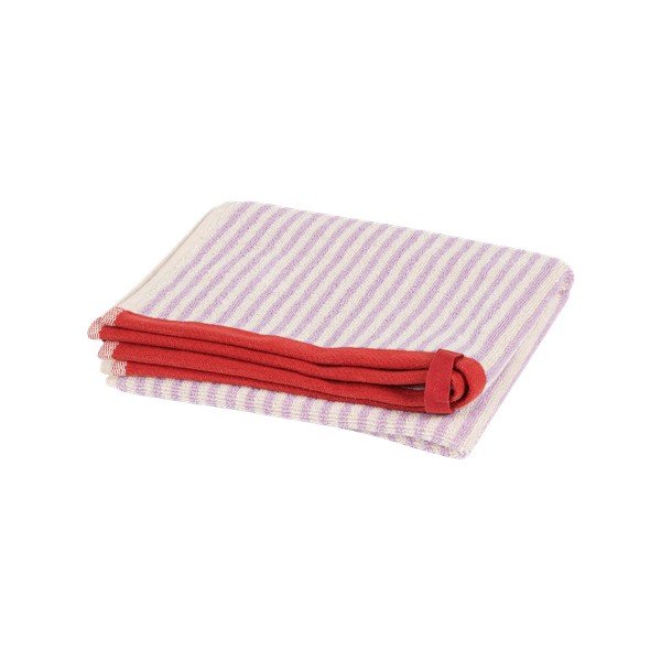 Prosop mov lavandă/crem din bumbac din frotir 50x80 cm Gobo – noo.ma