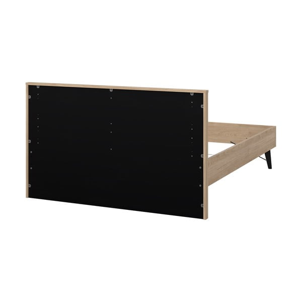 Pat matrimonial în culoare naturală fără somieră 140x200 cm Ry – Tvilum-image-2
