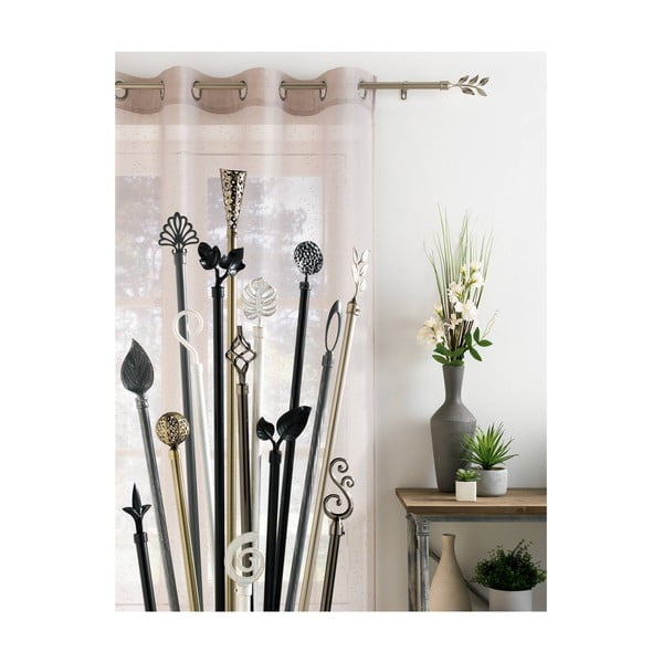 Galerie de perdea 120 - 210 cm extensibilă din metal Bullette – douceur d'intérieur-image-2