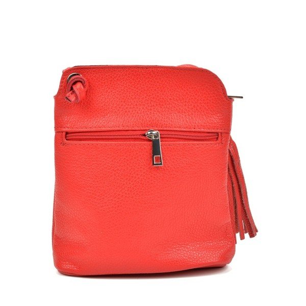 Rucsac din piele pentru femei Carla Ferreri Harro, roșu-image-4
