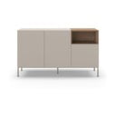 Comodă crem 140x80 cm Cailin – Marckeric