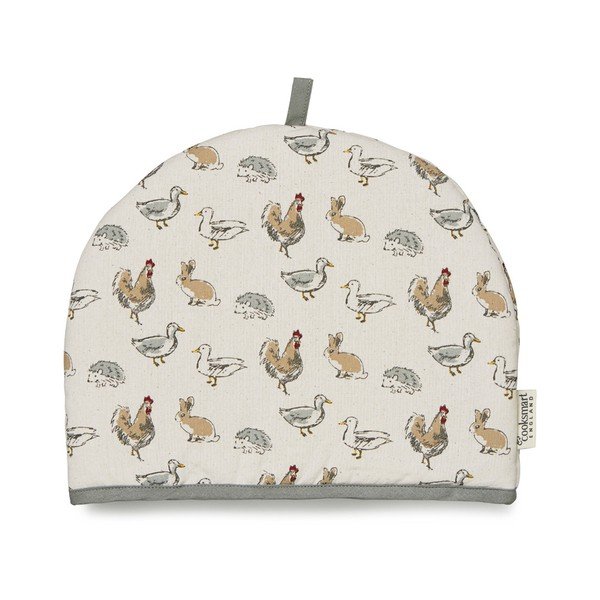Capac din bumbac pentru ceainic Cooksmart ® Country Animals