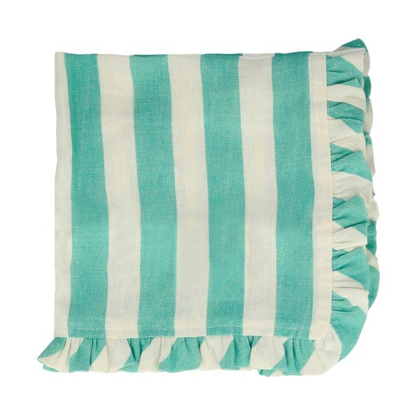 Șervețele 4 buc. din in Stripe Ruffle – Meri Meri-image-2