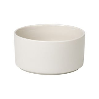 Bol din ceramică pentru supă Blomus Pilar, ø 14 cm, alb
