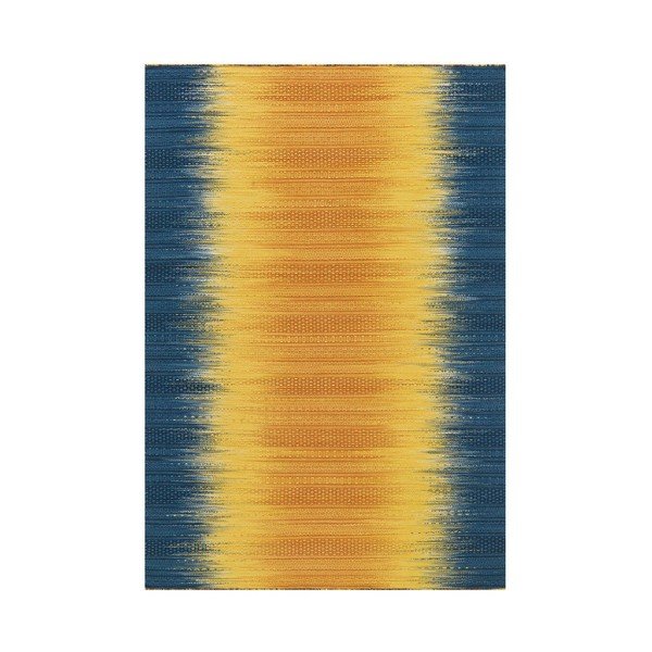 Covor lucrat manual Arte Espina Sunset 8070, 140 x 200 cm, albastru - galben-image-2