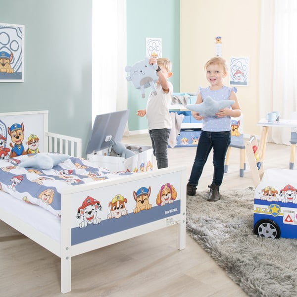 Lenjerie de pat pentru copii din bumbac pentru pătuț 100x135 cm Paw Patrol – Roba-image-2