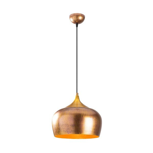 Lustră aurie cu abajur din metal ø 30 cm Berceste – Opviq lights-image-2