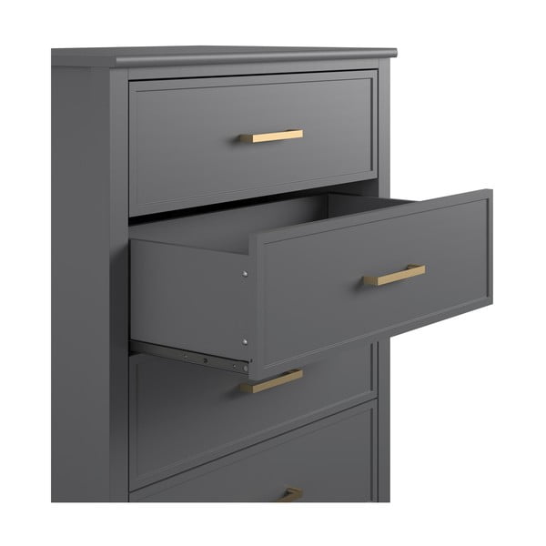 Comodă CosmoLiving by Cosmopolitan Westerleigh, 75 x 106 cm, gri-image-2