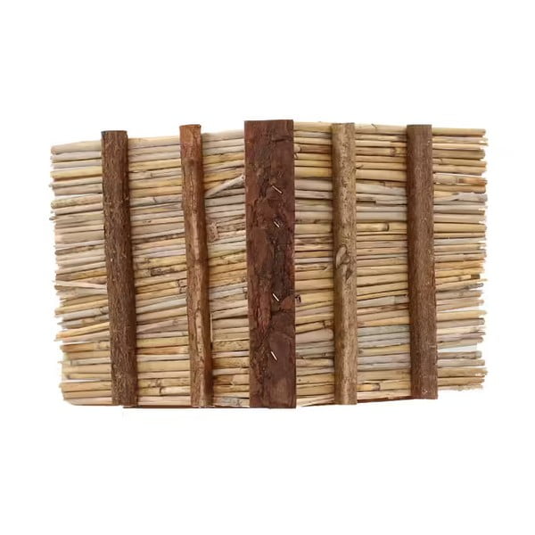 Suport pentru hrănit păsări cu acoperiș din paie Esschert Design, înălțime 22,8 cm-image-3