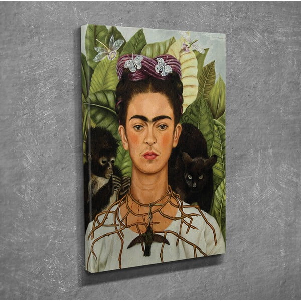 Reproducere tablou pe pânză Frida Kahlo, 30 x 40 cm-image-1