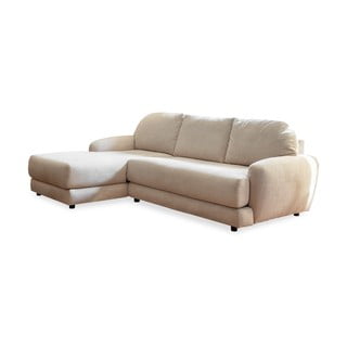 Colțar crem extensibil (cu colțar pe partea stângă ) Comfy Claude – Miuform