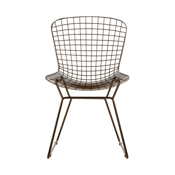 Scaun de dining bronz din metal District – Premier Housewares-image-2