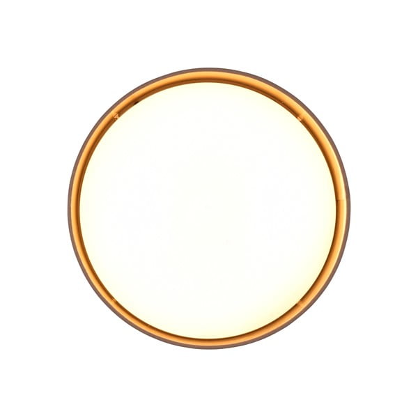 Plafonieră maro deschis LED ø 30 cm Locarno – Reality-image-2