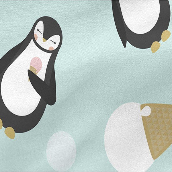 Cearșaf din bumbac pentru copii Happynois Skymo Day, 120 x 60 cm-image-4