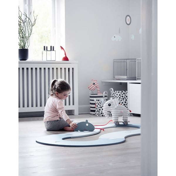 Covoraș de joacă din spumă Done by Deer, albastră-image-3