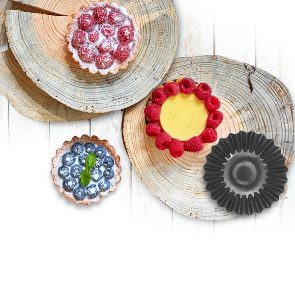 Forme de copt pentru mini-tarte 6 buc. din metal ø 7 cm – Orion-image-3