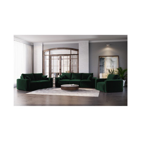 Fotoliu Cosmopolitan Design Florida, verde închis-image-4
