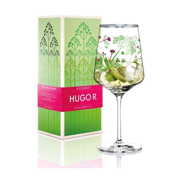 Pahar din sticlă cristalină Ritzenhoff Hugo Carolyn Gavin, 600 ml-image-1