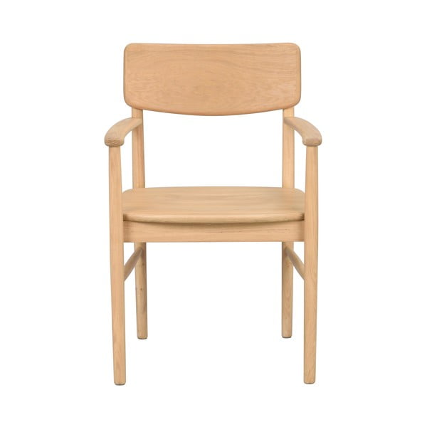 Scaun de dining în culoare naturală din lemn de stejar Maidstone – Rowico-image-2