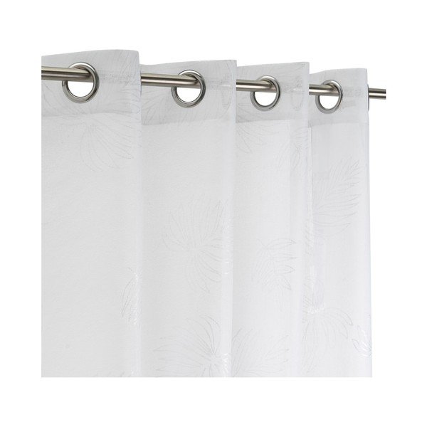 Perdea albă-argintie 140x260 cm Gledit – Casa Selección-image-2