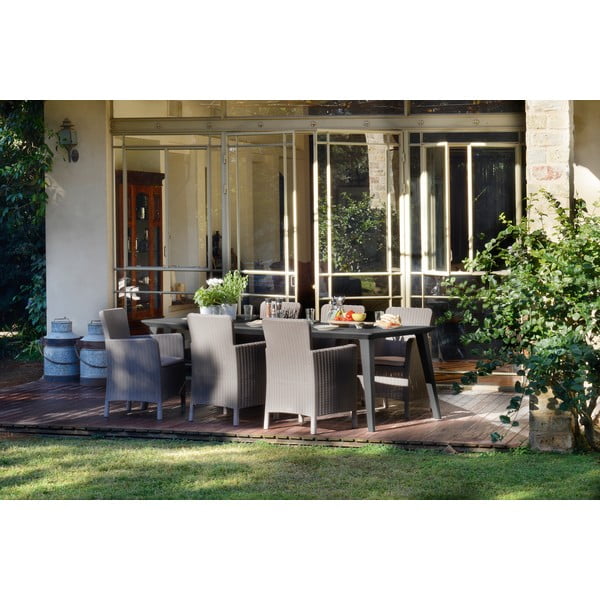 Fotoliu de grădină maro deschis din plastic Trenton – Keter-image-2