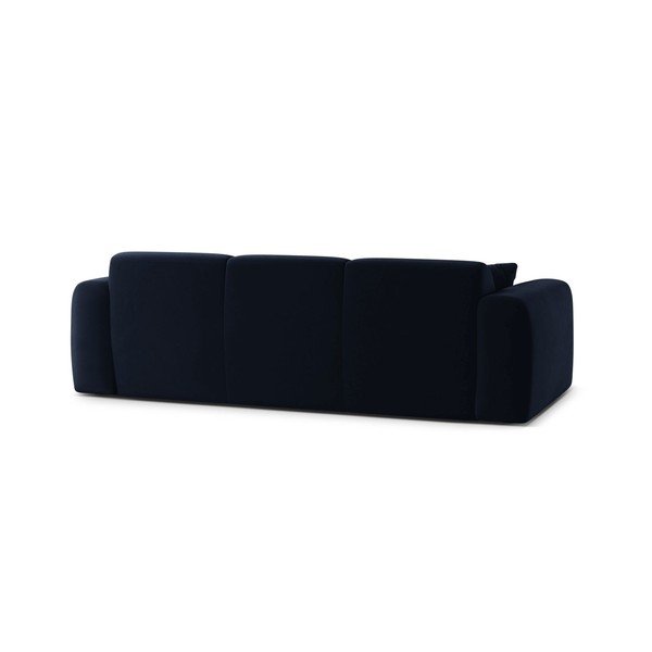 Canapea albastru-închis cu tapițerie din catifea 235 cm Molino – Micadoni -image-3