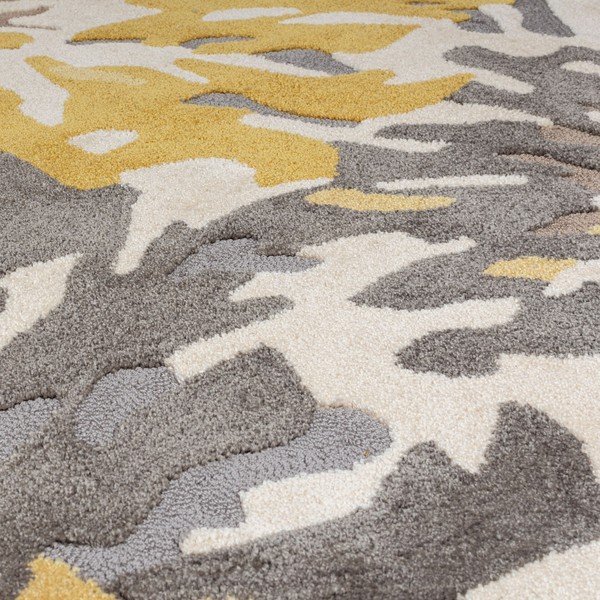 Covor Flair Rugs Soft Floral, 160x230 cm, gri-galben-image-2