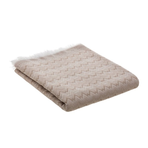 Cuvertură bej pentru pat dublu 230x290 cm Up & Down – Casa Selección-image-3