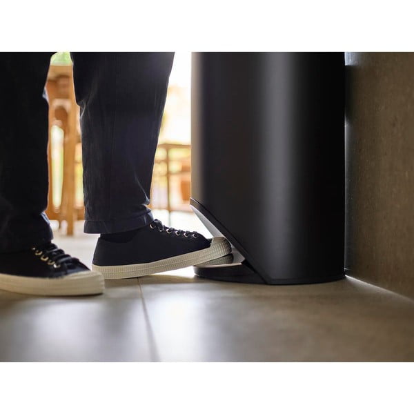 Coș de gunoi negru mat cu pedală din metal 30 l Arc – Joseph Joseph-image-3