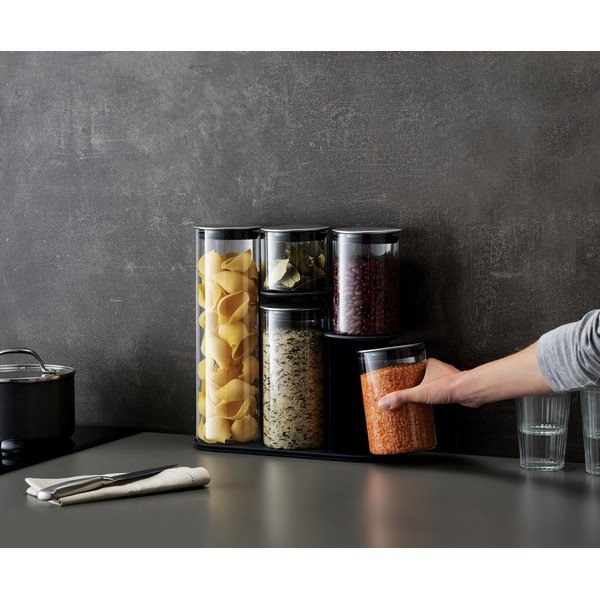 Recipiente 5 buc. din plastic pentru alimente Podium – Joseph Joseph-image-3