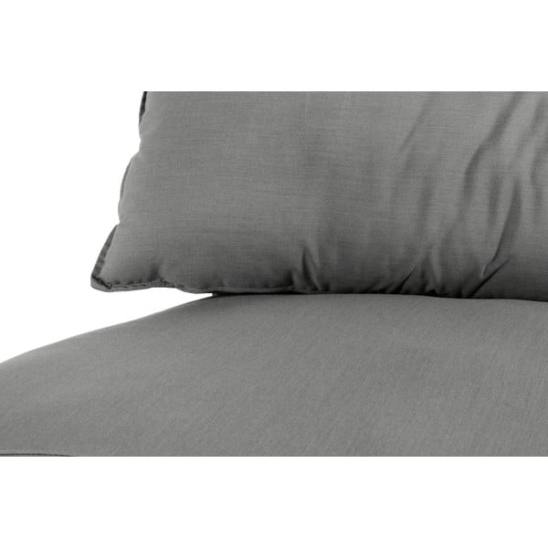 Șezlong de grădină gri capitonat Emma – Hartman-image-3