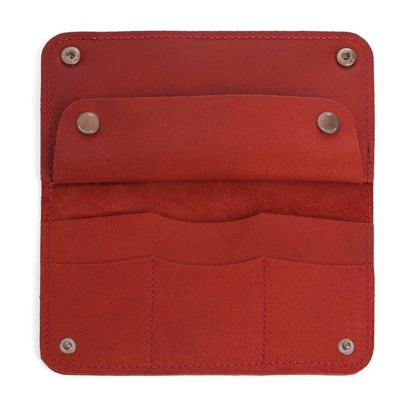 Portofel din piele Woox Triviala Purpurea, roșu-image-2